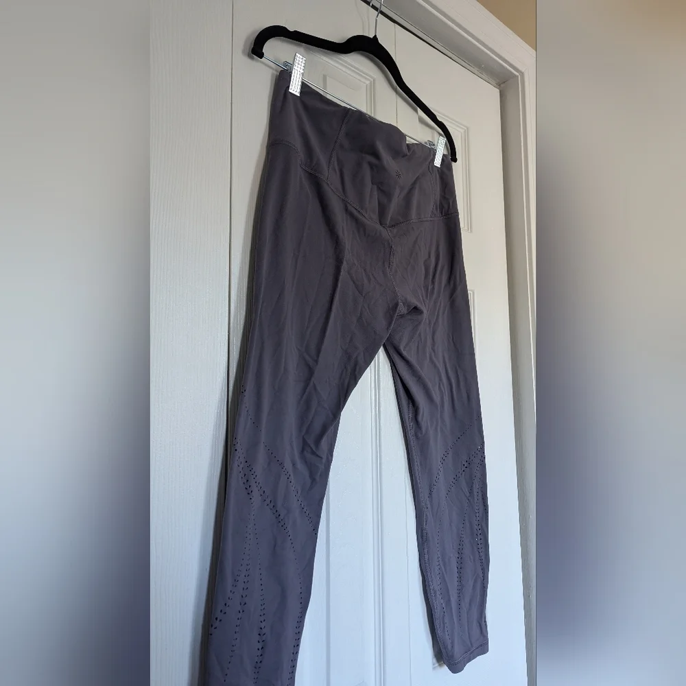 Athleta 7/8 Salutation Laser Cut Leggings - Picture 5 of 10